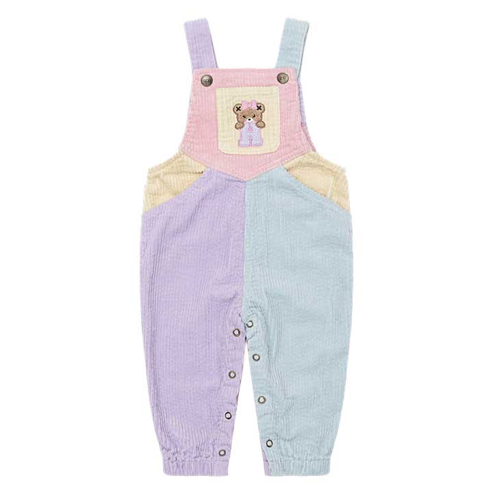 Huxbaby Blush Colour Block Overall 3-4Y